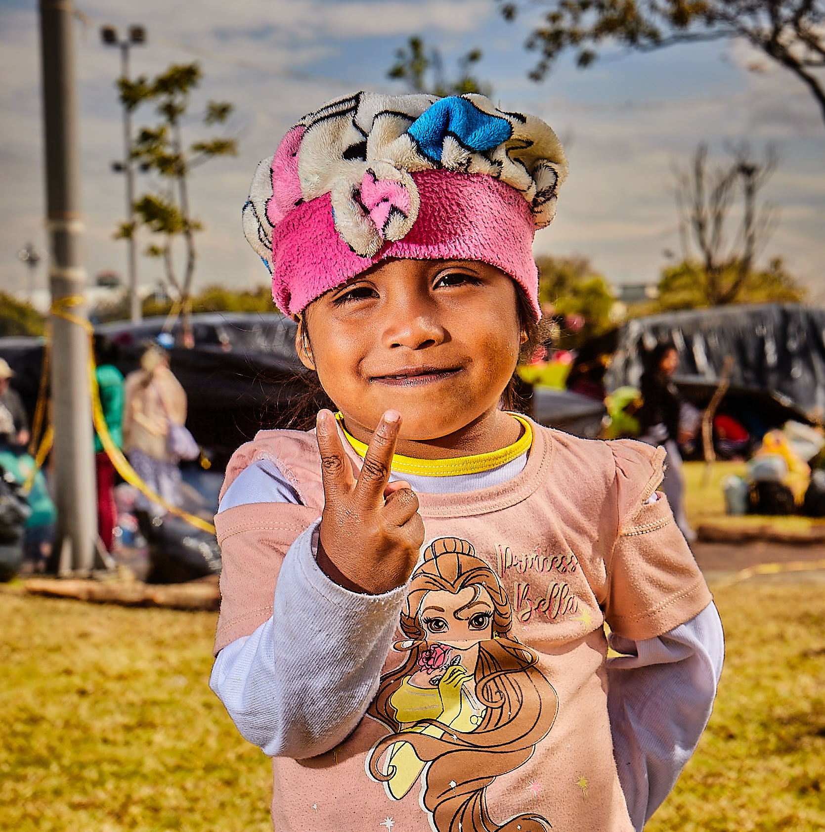 Niña sonriendo